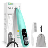 PAPMINI cortapatas con pantalla LED para monitorear la batería durante el grooming.