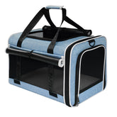 PAPZER porta-gatos con carcasa suave para viajes cómodos
