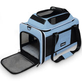 PAPZER transportín gato con tapa expandible para mayor comodidad en viajes