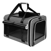 PAPZER transportín mediano para mascotas en exterior, ideal para viajes cortos.