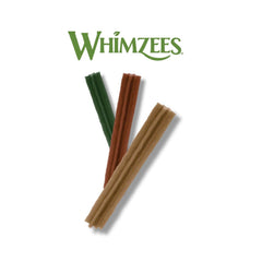Paquete de 2 Whimzees Stix, ingredientes naturales.