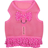 Arnés Parisian Pet rosa malla transpirable para paseos diarios
