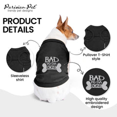 Camiseta Parisian Pet sin mangas para días cálidos.