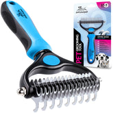 Pat Your Pet Deslanador con doble cabezal para deslanado suave y eficiente.
