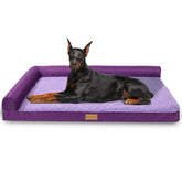 Patas Lague cama ortopédica para perros jumbo 56x40 ofrece soporte cómodo para articulaciones.