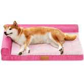 Patas Lague cama ortopédica 36 por 24 pulgadas para perros con soporte articular.
