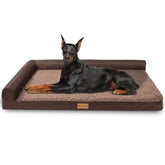 Patas Lague: cama ortopédica jumbo de 56x40 para perros grandes con soporte estable