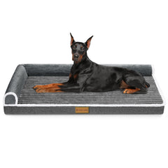 Patas Lague cama para perros ortopédica jumbo 56x40, soporte cómodo para articulaciones