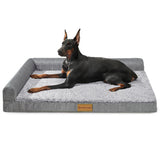 Patas Lague cama ortopédica XL para perro, vista frontal, soporte estable para dormir