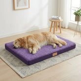 Cama ortopédica Patas Lague con espuma de relieve para perros grandes.