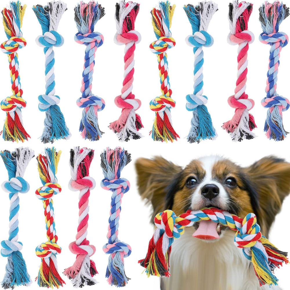 Paterr cuerda-juguete-perro azul, ideal para jugar y ejercitar mandíbulas