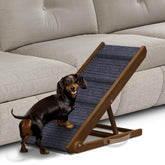 PATHOSIO PETS rampa ajustable para cama con superficie antideslizante, seguridad para perros