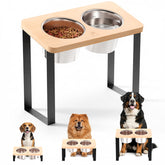 PATHOSIO PETS tazones elevados de 14 pulgadas para una alimentación ergonómica.