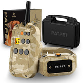 PATPET control remoto del collar de entrenamiento facilita el adiestramiento a distancia.