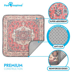 Paw Inspired: uso multiusos para entrenamiento, guardería y muebles, con lavado fácil