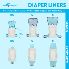 Paw Inspired inserto con tecnología DrySpeed que transforma la orina en gel.