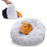 Paw Inspired Furr-O cama-enterradora para conejillos de Indias, refugio cómodo.