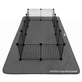 Paw Inspired tapete para jaula de juego 80x50, protege suelos y absorbe derrames