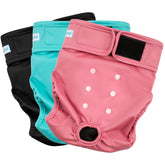 Paw Legend pañales caninos paquete 3 para uso diario, reutilizables y ajustables.