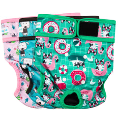 Paw Legend pañales femeninos para celo con pack de 3, ajuste cómodo
