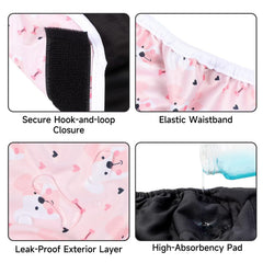 Paw Legend pañales de absorción alta con malla de secado rápido