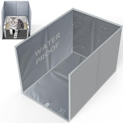 Paw Libero caja-litter abierta con acceso amplio para comodidad del gato.