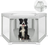 Paw Libero Playpen interior grande, amplio espacio para moverse con seguridad.
