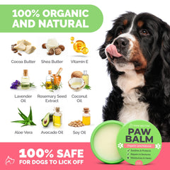Paw Nectar envase dos onzas, práctico para uso habitual.