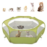 Pawaboo corral para mascotas impermeable, ideal para exterior y descanso seguro.