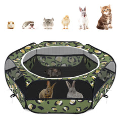 Pawaboo jaula de juego para mascotas con cobertura de cremallera resistente