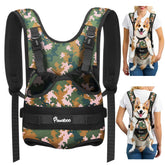 Pawaboo porta-perro frontal con confort para paseos cortos.