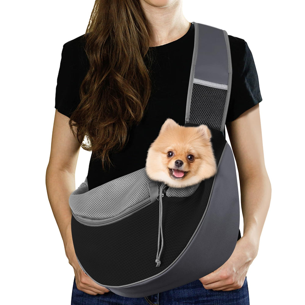 Pawaboo portador para perros con banda ajustable para paseos cómodos