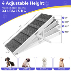 Pawaboo rampa con 4 alturas ajustables para muebles