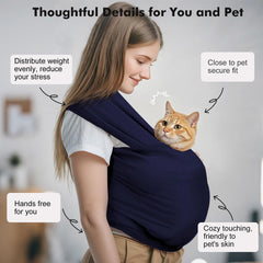 Pawaboo sling frente diseño paseo: ideal para paseos y salidas cotidianas.