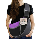 Pawaboo Sling con correa ajustable para paseos cómodos.