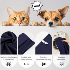 Pawaboo sling tejido algodón suave: tela suave para la piel de tu mascota.