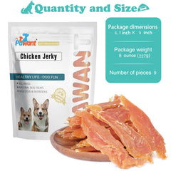 Empaque práctico de Pawant Jerky para almacenar y conservar la frescura.