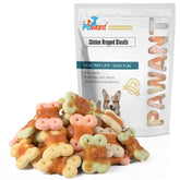 Pawant galletas de pollo envueltas para perro pequeño, premio sabroso para entrenamiento.