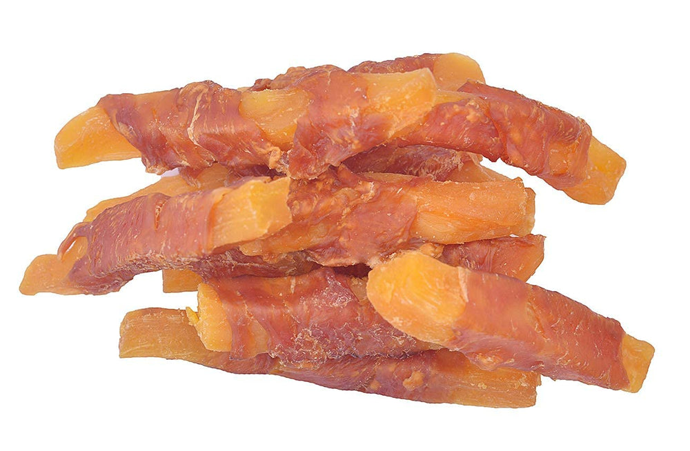 Pawant palitos suaves de pollo y patata dulce, ideal para entrenamiento