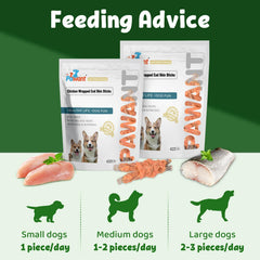 Pawant opción baja en grasa para perros activos, sabor pollo y bacalao.