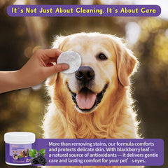 PawBubble trehalosa, alantoína y seda: hidratación suave del contorno ocular.