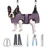 PAWCHIE hamaca de cuidado para perros y gatos, ideal para sesiones cómodas en casa.
