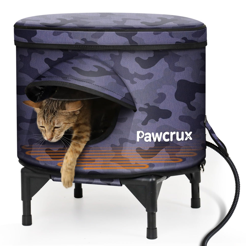 Pawcrux: soporte para cámara para vigilar a tu gato desde la casa caliente.