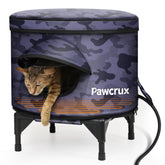 Pawcrux: soporte para cámara para vigilar a tu gato desde la casa caliente.