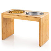 Pawfect Pets alimentador elevado para perros de 12 pulgadas, estable y cómodo.