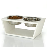 Pawfect Pets: soporte elevado para perro facilita comer desde altura sin derrames.