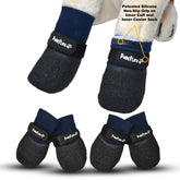 PawFlex Comfy Pawz calcetines impermeables para perros con agarre antideslizante