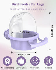 Dispenser de agua de Pawfly para aves con suministro constante