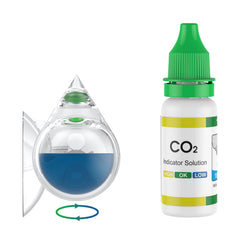 Pawfly indicador CO2 acrílico: lectura rápida del equilibrio de CO2 en acuario.