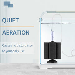 Filtro Pawfly para acuario de 60 galones, ideal para cría y camarones.